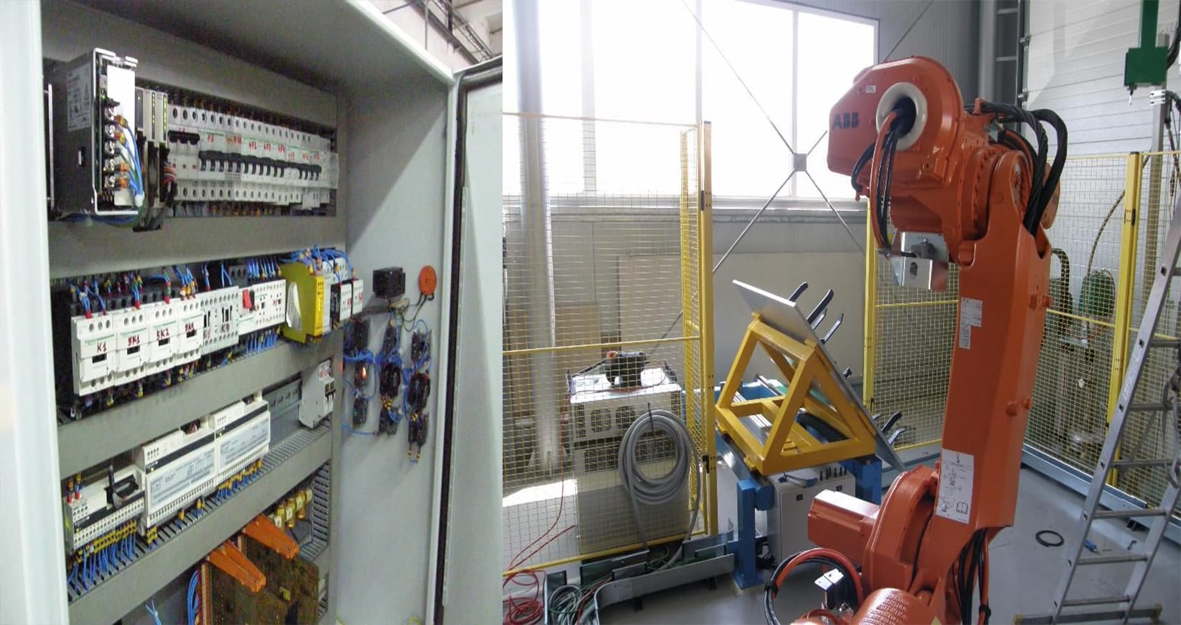 tablou electric si robot automatizat